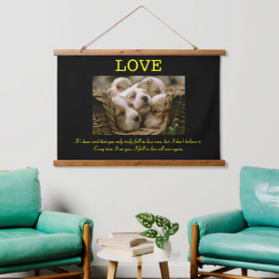 LOVE Posters Animal 5 Hanging Tapestry