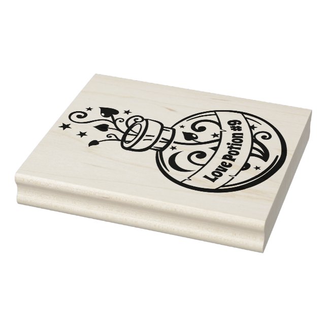Love Potion #9 Bottle Stamp - Customise Your Label (Stamp)