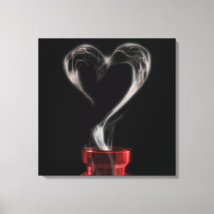 love potion smoke canvas print