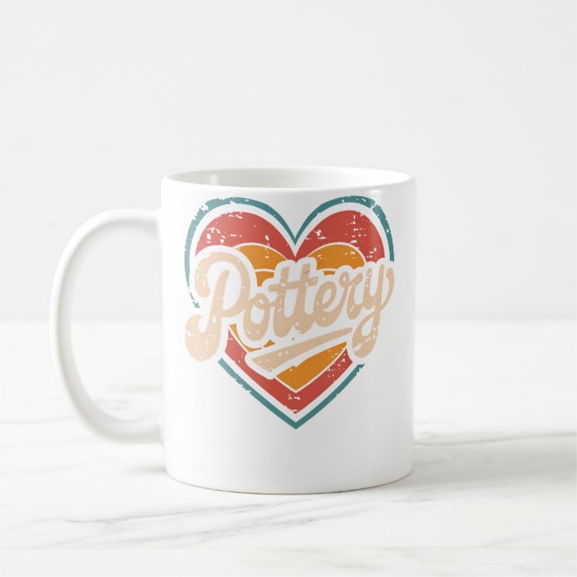 Love Pottery Coffee Mug (Left)