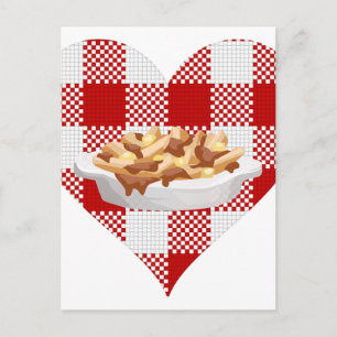 love poutine postcard
