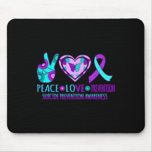 Love Prevention Happy Suicide Awareness Graphic Mouse Pad