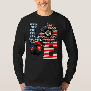 Love Pride American Independence Day July 4th Pitb T-Shirt