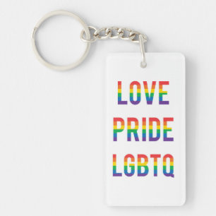 Love Pride LGBTQ Key Ring
