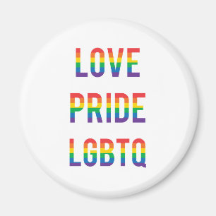 Love Pride LGBTQ Magnet