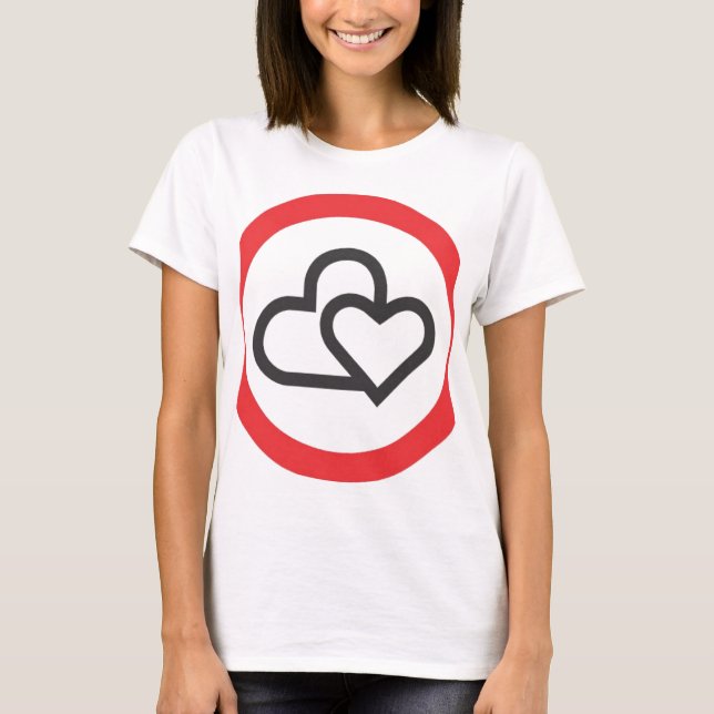 Love Print  T-Shirt (Front)
