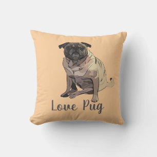 Love Pug Cushion