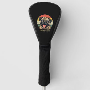 Love Pug Forever – Cute Pug Lover Design Golf Head Cover