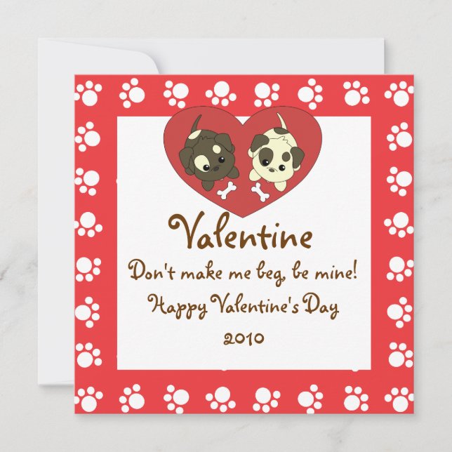 Love Puppies Holiday Card (Front)