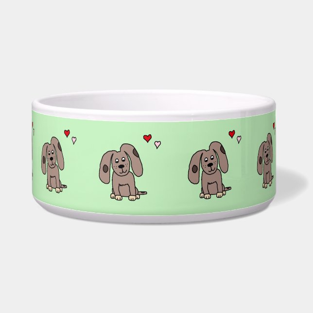 Love Puppies pet bowl (Right)