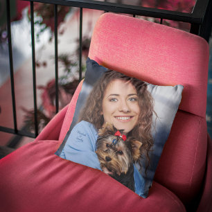 Love Puppy Dog Pet Animal Photo Personalise  Cushion