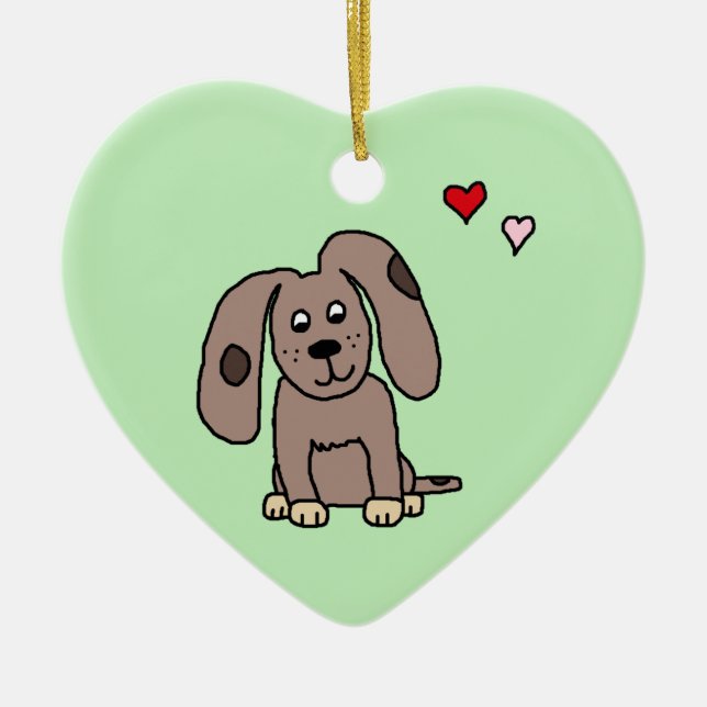 Love Puppy ornament (Front)