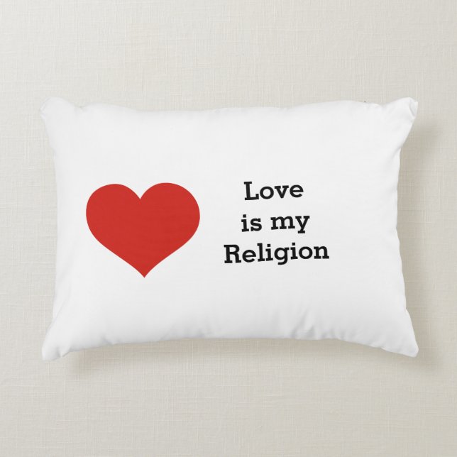 Love Quote  Decorative Cushion (Front)