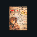 Love Quote For Boyfriend, Boyfriend Birthday Gift Canvas Print<br><div class="desc">Love Quote For Boyfriend,  Boyfriend Birthday Gift</div>