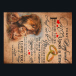 Love Quote For Boyfriend, Boyfriend Birthday Gift Poster<br><div class="desc">Love Quote For Boyfriend,  Boyfriend Birthday Gift</div>