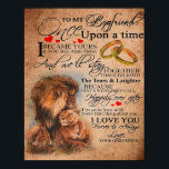 Love Quote For Boyfriend, Boyfriend Birthday Gift Poster<br><div class="desc">Love Quote For Boyfriend,  Boyfriend Birthday Gift</div>
