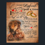 Love Quote For Boyfriend, Boyfriend Birthday Gift Poster<br><div class="desc">Love Quote For Boyfriend,  Boyfriend Birthday Gift</div>