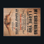 Love Quote For Girlfriend,Girlfriend Birthday Gift Postcard<br><div class="desc">Love Quote For Girlfriend, Girlfriend Birthday Gift</div>