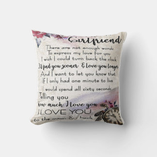 Love Quote For Girlfriend | Lovely Couple Gift Cushion
