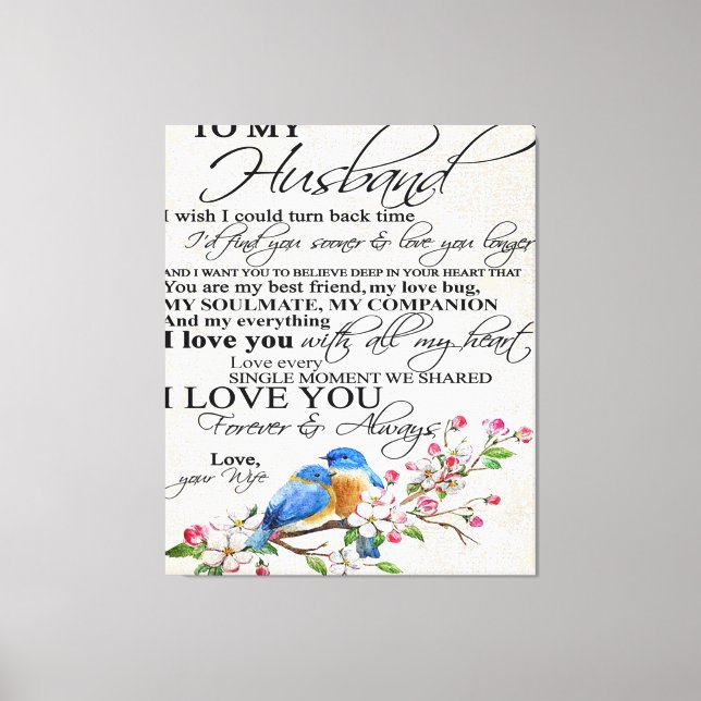 Love Quote For Husband | Cute Decor (Front)