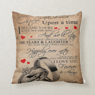 Love Quote For Husband Funny Quotes Gift Cushion
