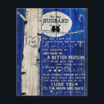 Love Quote For Husband Gift Idea, Husband Birthday Flyer<br><div class="desc">Love Quote For Husband Gift Idea,  Husband Birthday</div>