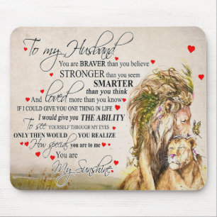 Love Quote For Husband Lovely Gift Mouse Pad