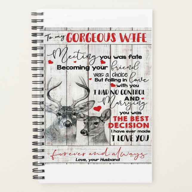 Love Quote For Wife Birthday, Wife Couple Wedding Planner (Front)