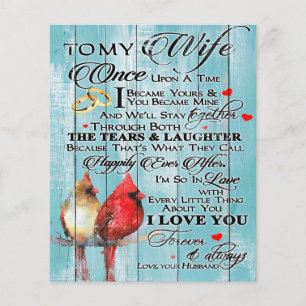 Love Quote For Wife, Couple Love Gift, Love Wife Flyer