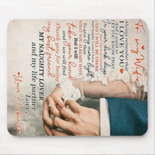 Love Quote For Wife Home Decor Gift Mouse Pad