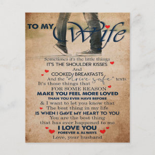 Love Quote For Wife, Wife Birthday, Wedding Couple Flyer