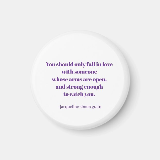 Love quote magnet (Front)