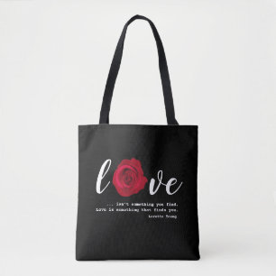 Love Quote Valentine's Day Gift Tote Bags