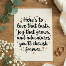 Love Quote Wedding Engagement Party