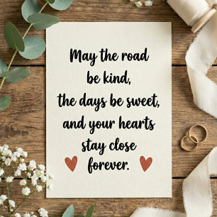 Love Quote Wedding Engagement Party Card