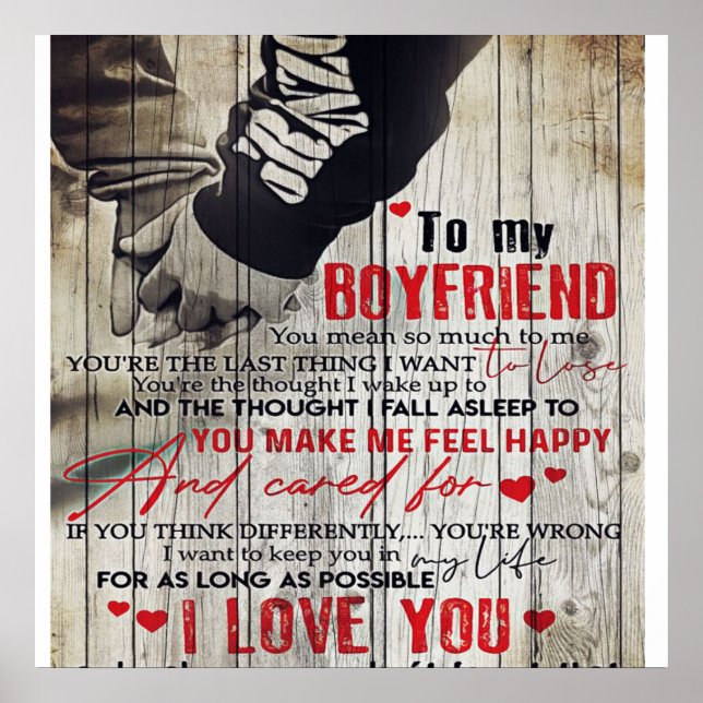 Love Quotes To Husband | To My Husband Letter | Poster (Front)