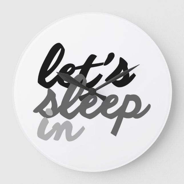 Love Quotes VI Large Clock (Front)