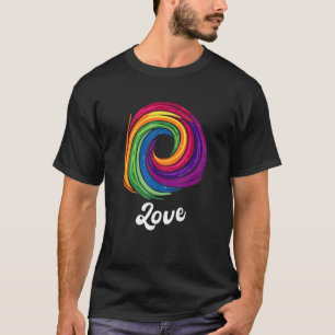 Love Rainbow Circle for LGBTQ Gay Lesbian Parades T-Shirt