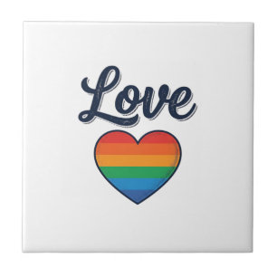 Love Rainbow Heart Pride Vector Shirt Design_1 Tile