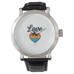 Love Rainbow Heart Pride Vector Shirt Design_1 Watch