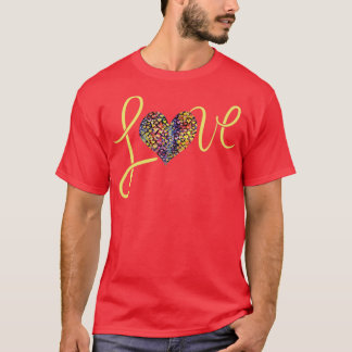 LOVE rainbow heart T-Shirt