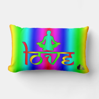 Love Rainbow Intentions Lumbar Cushion