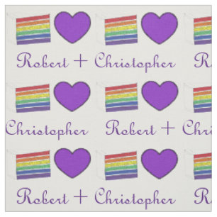 Love Rainbow Layer Wedding Cake Gay Pride LGBT Fabric