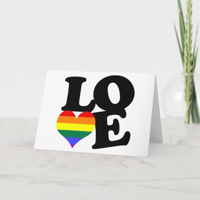 Love Rainbow Pride Card (Front)