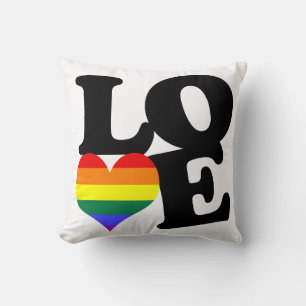 Love Rainbow Pride Cushion