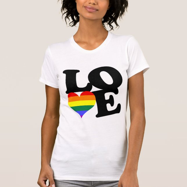 Love Rainbow Pride T-Shirt (Front)