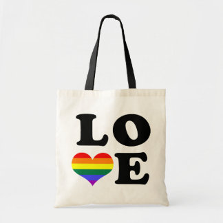 Love Rainbow Pride Tote Bag