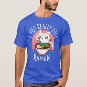 Love Ramen Japanese Noodles Shirt Kawaii Anime Cat