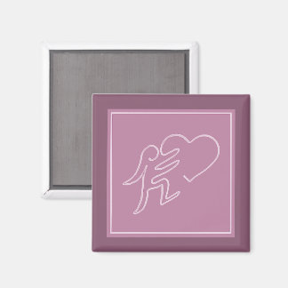 LOVE (RASPBERRY)  MAGNET