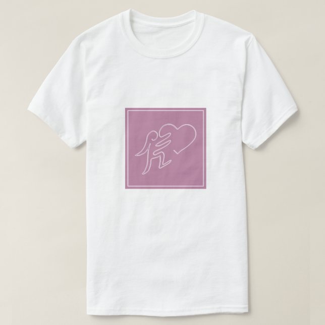 LOVE (RASPBERRY)  T-Shirt (Design Front)